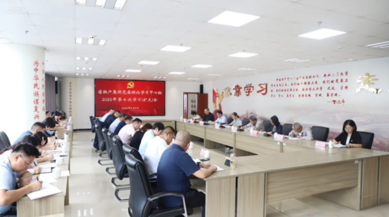 集團黨委召開理論學(xué)習(xí)中心組2025年第七次學(xué)習(xí)（擴大）會