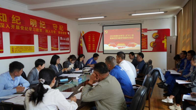 物產(chǎn)汽貿(mào)公司黨支部召開2024年第五次學(xué)習(xí)（擴大）會暨&ldquo;知敬畏、存戒懼、守底線&rdquo;專題研討會議