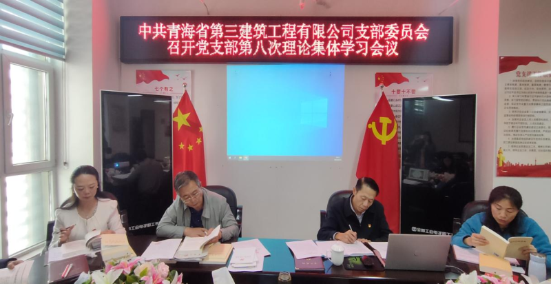 三建公司黨支部召開第八次理論集體學(xué)習(xí)會 ----集團(tuán)黨委委員、紀(jì)委書記講主題教育專題黨課
